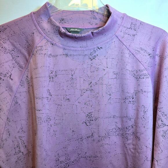 Eddie Bauer Downslope Dolman-Sleeve Sweatshirt Womens Sz Large Purple Pullover - Picture 6 of 12
